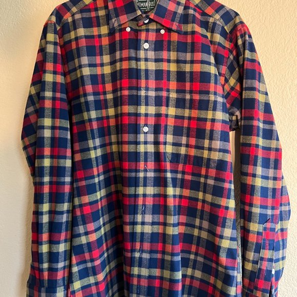 Three Gitman Bros. Beautiful Flannel shirts Medium - Picture 4 of 6